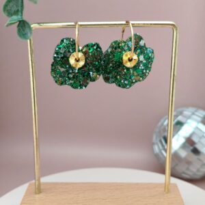 Créoles Rosalie Lichen doré