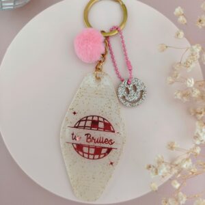 Porte-clé Grigri Nacre