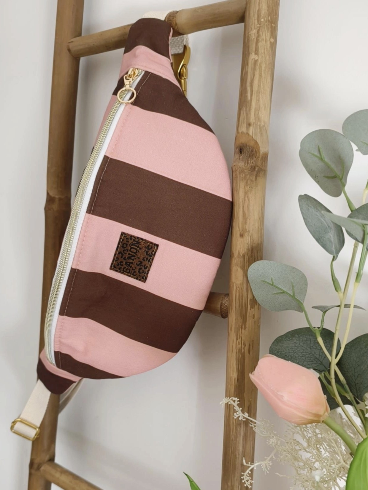Sac Banane rayures Personnalisable – Image 2