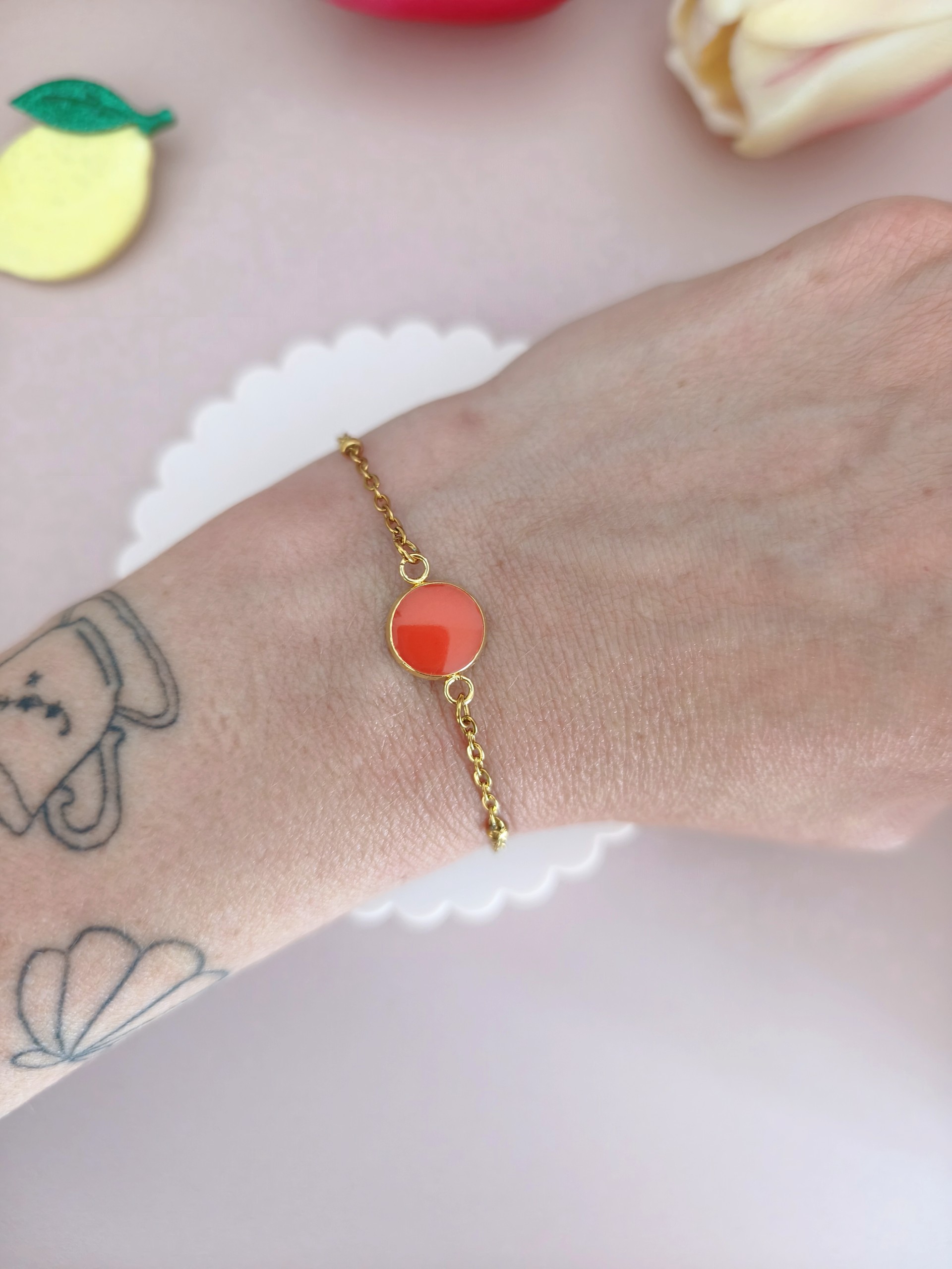 Bracelet Céleste Orange – Image 2