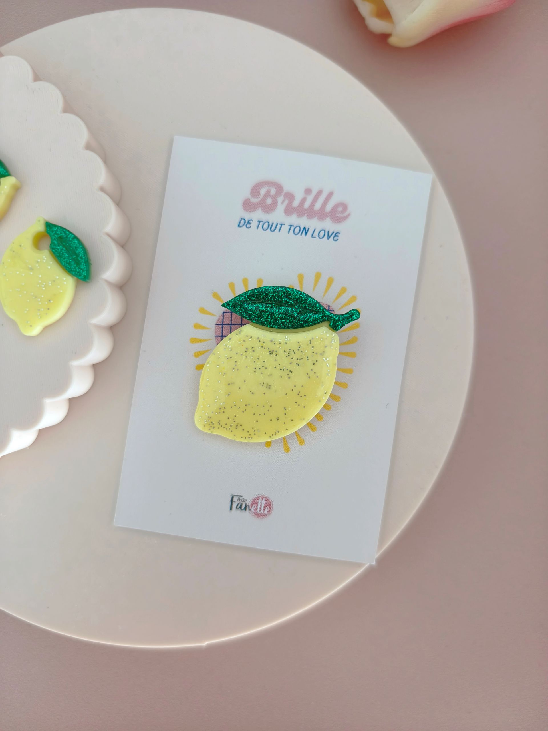 Broche Citron