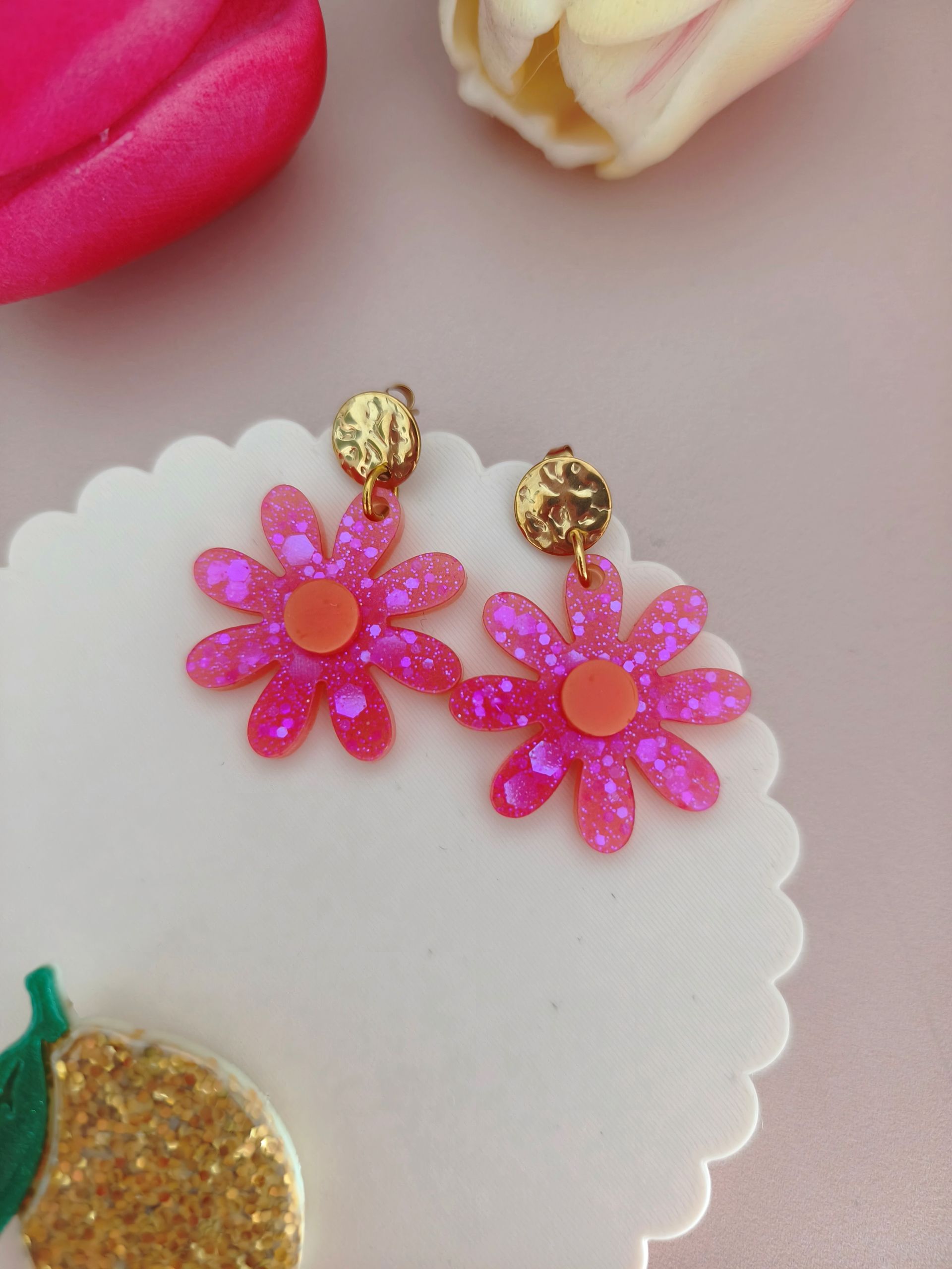 Boucles Flora Rosa