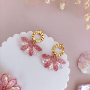 Boucles Palma Perle marine