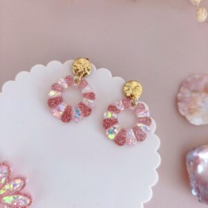 Boucles Suzette Perle marine