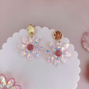 Boucles Flora Perle marine