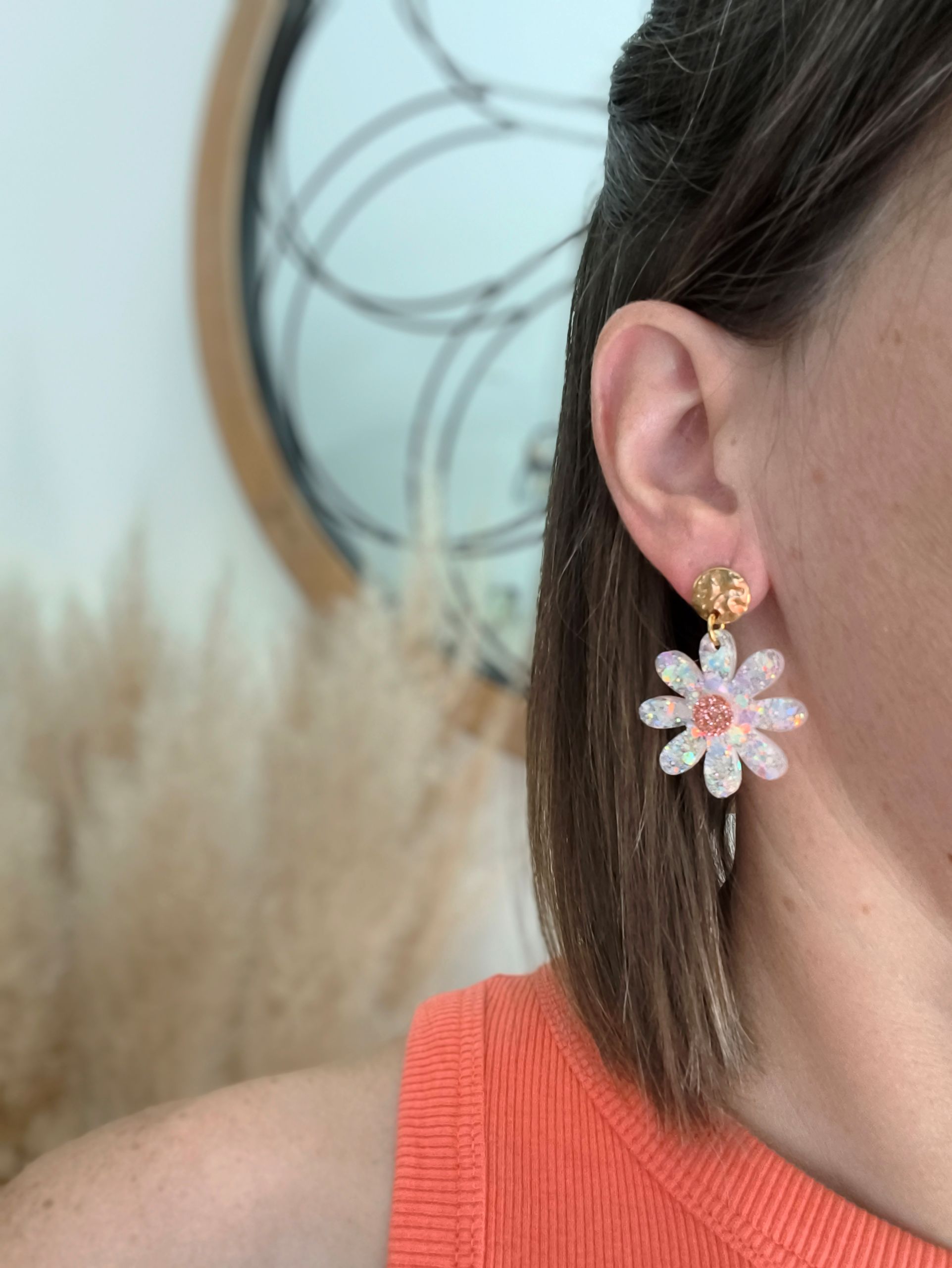 Boucles Flora Perle marine – Image 2